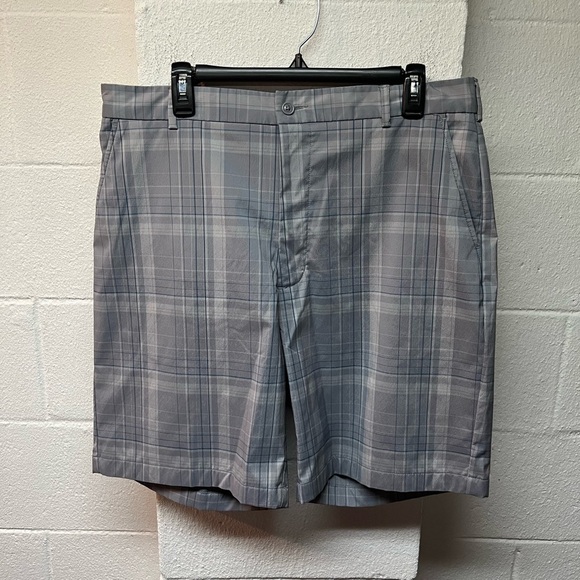 Pebble Beach Other - Pebble Beach Men's Gray Checkered Shorts